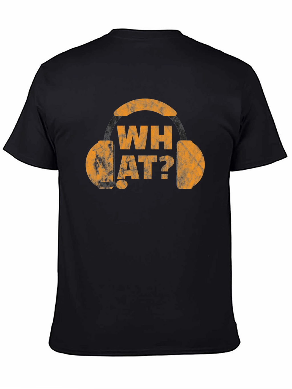 What? Graphic Tee - Novelty Headphone T-Shirt