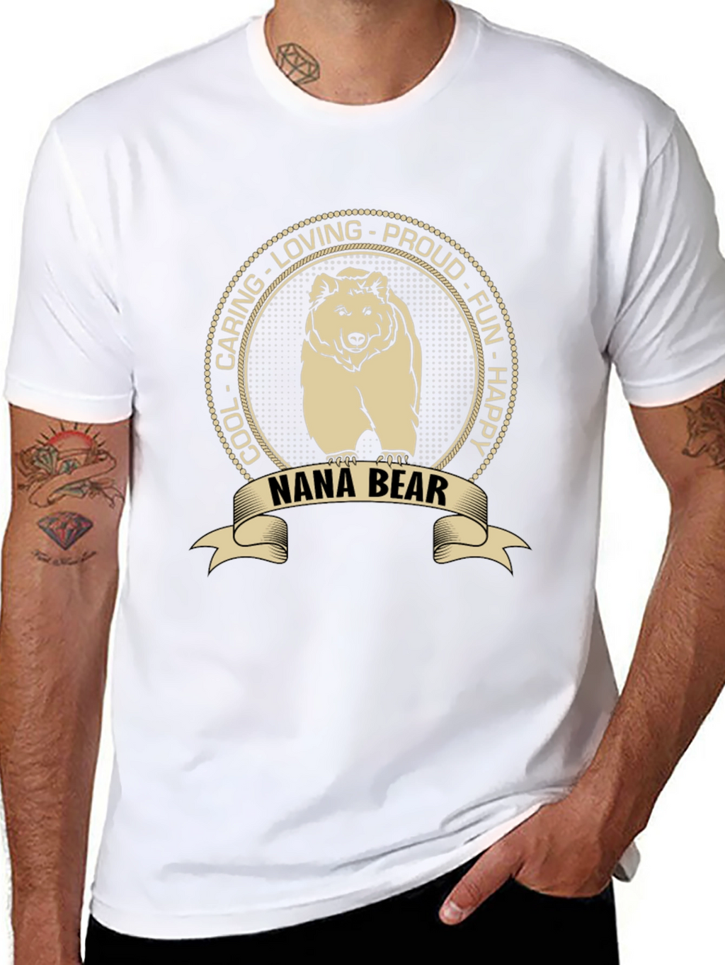 Nana Bear T-Shirt - Cool Loving Fun