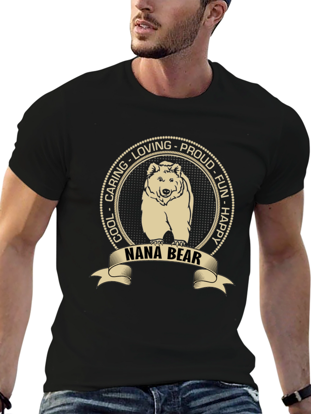 Nana Bear T-Shirt - Cool Loving Fun