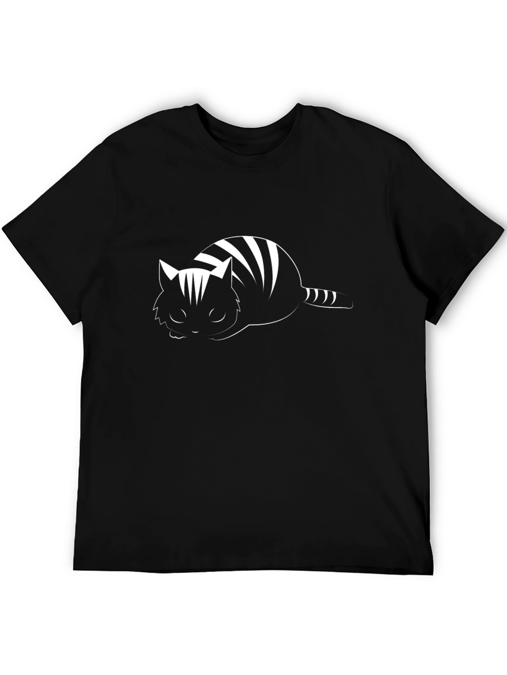 Cool Cat Tee - Striped Nap Time Design