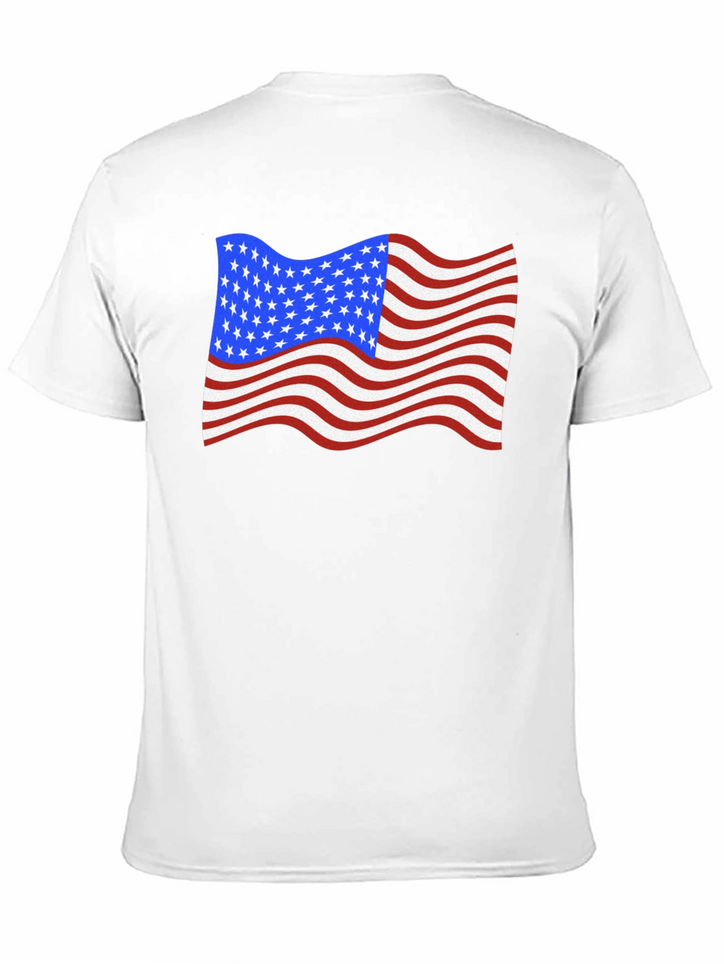 American Flag Graphic Black T-Shirt