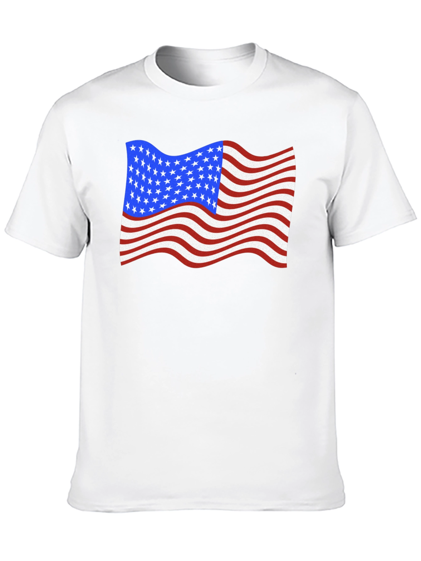 American Flag Graphic Black T-Shirt