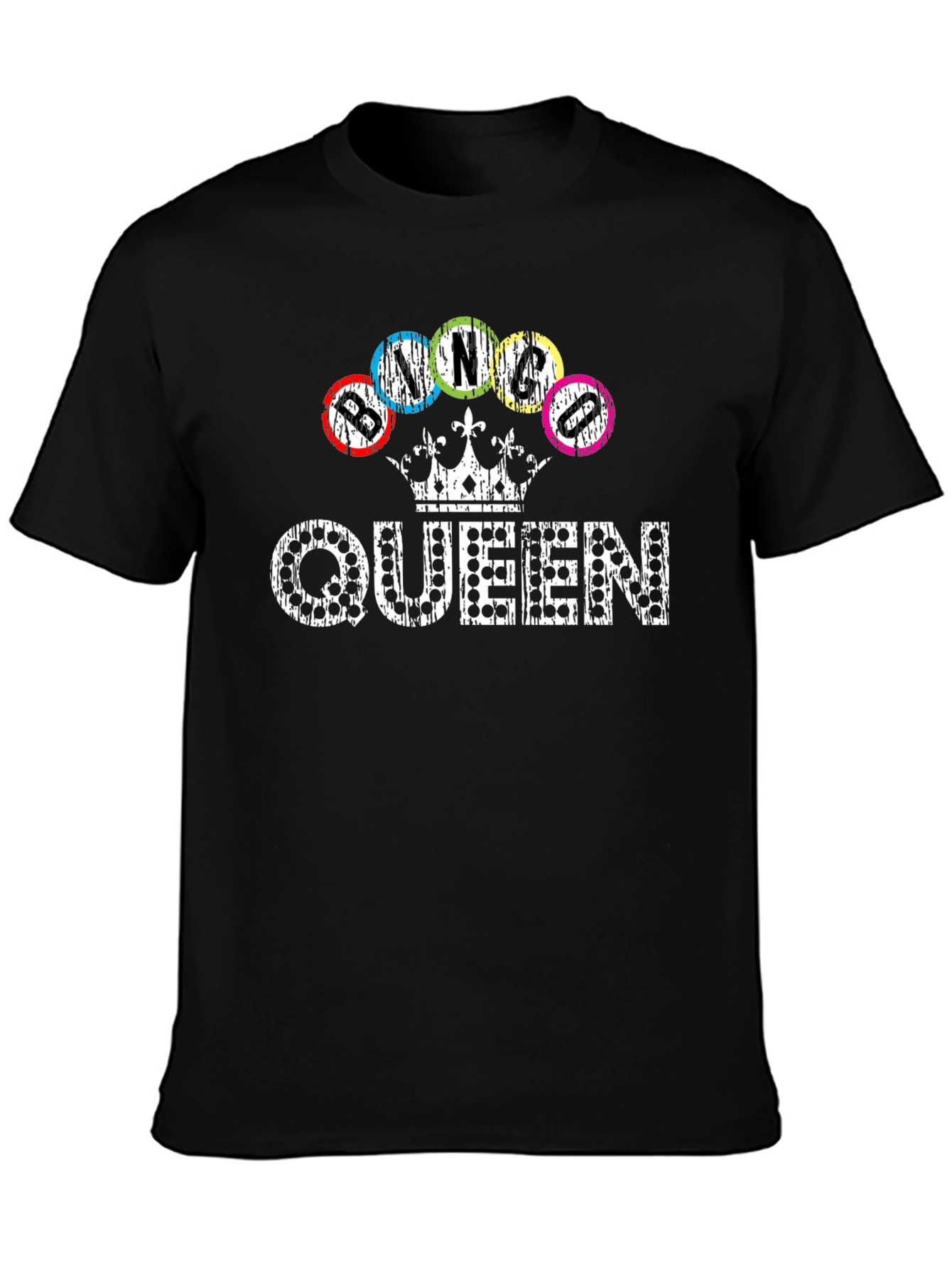 Bingo Queen T-Shirt - Lucky Game Night Tee