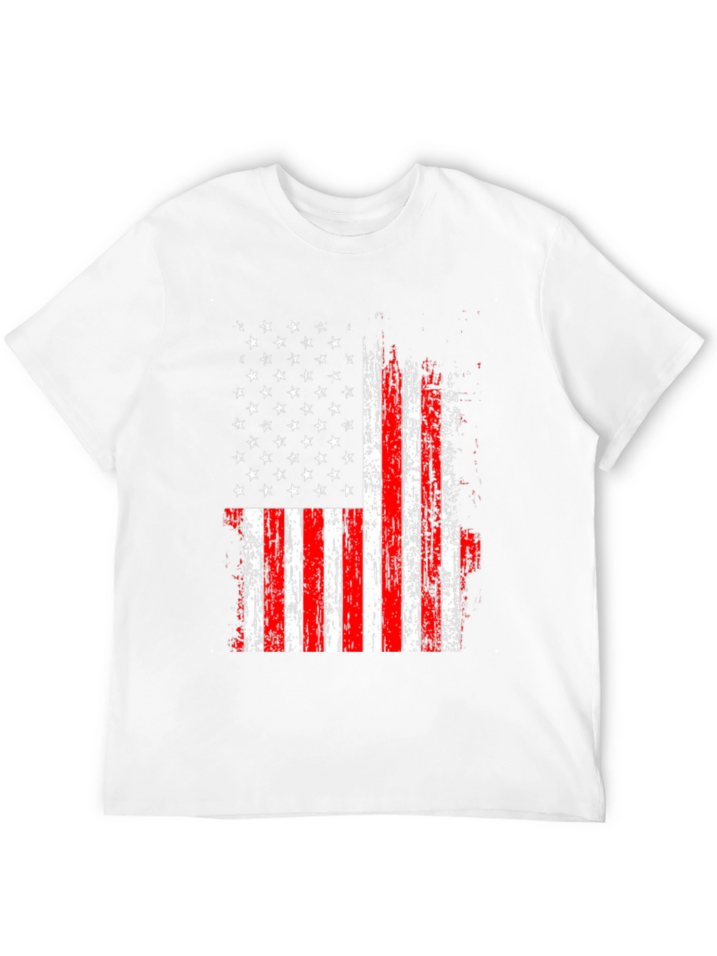 USA Flag Graphic Tee - Patriotic Style