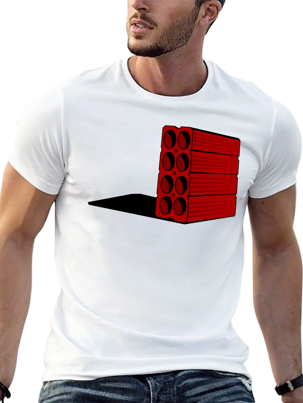 Brick Rack T-Shirt - Quirky Graphic Tee