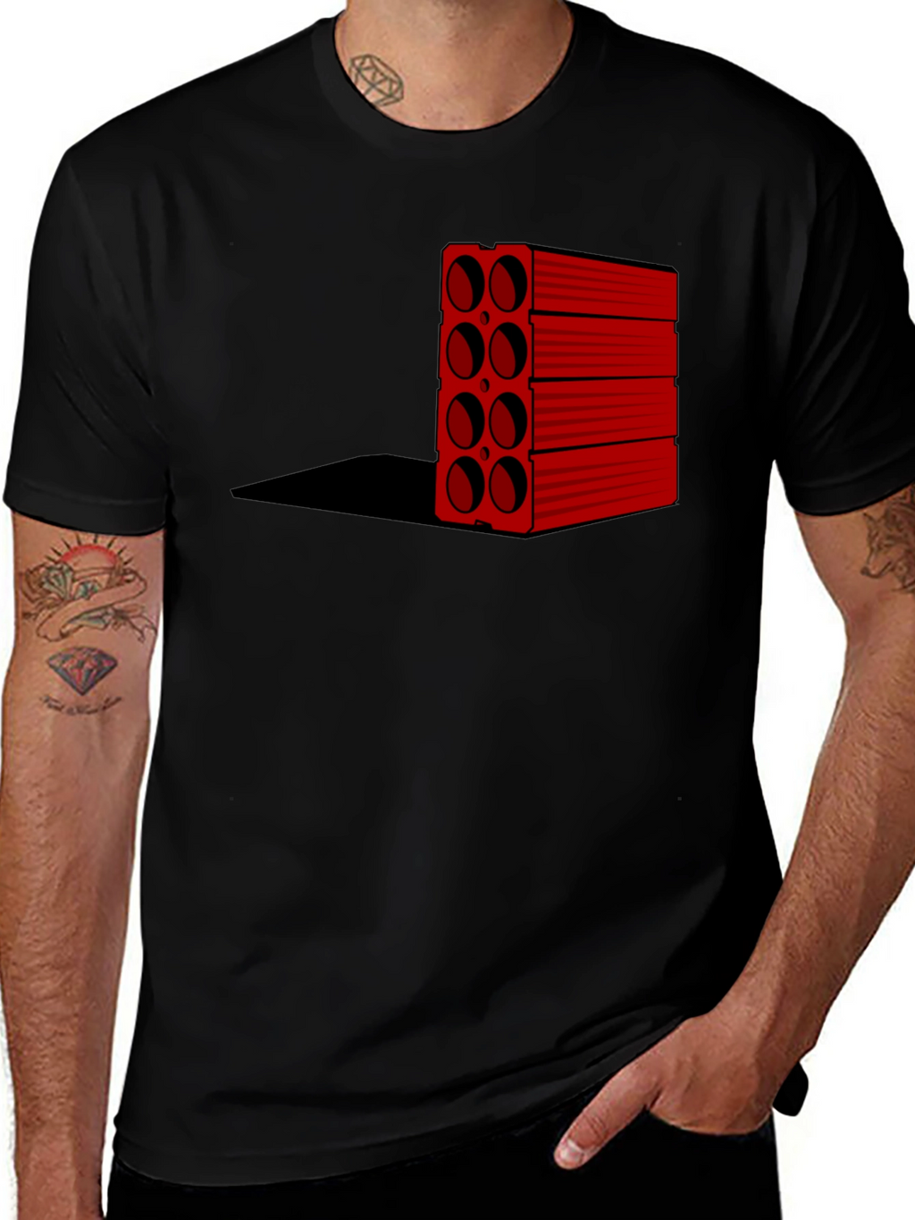 Brick Rack T-Shirt - Quirky Graphic Tee