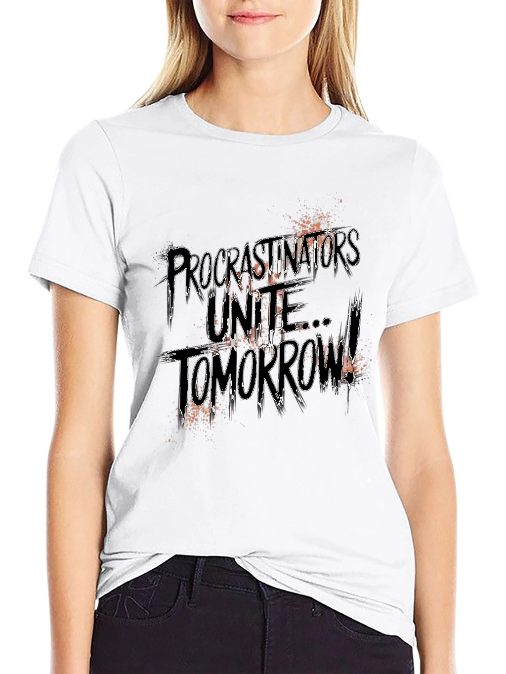 Procrastinators Unite Tomorrow Graphic Tee