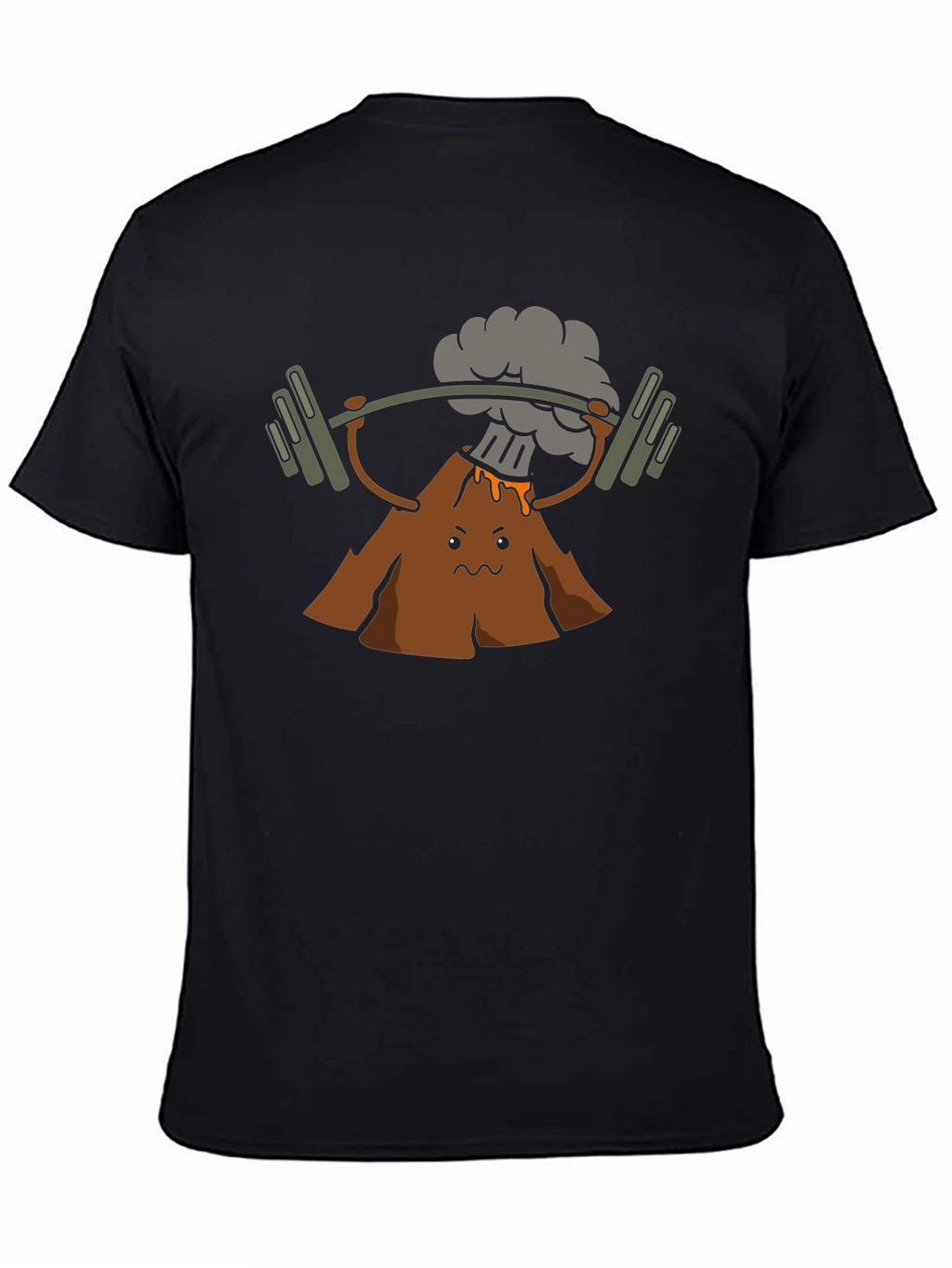 Volcano Lifting Weights Graphic T-Shirt