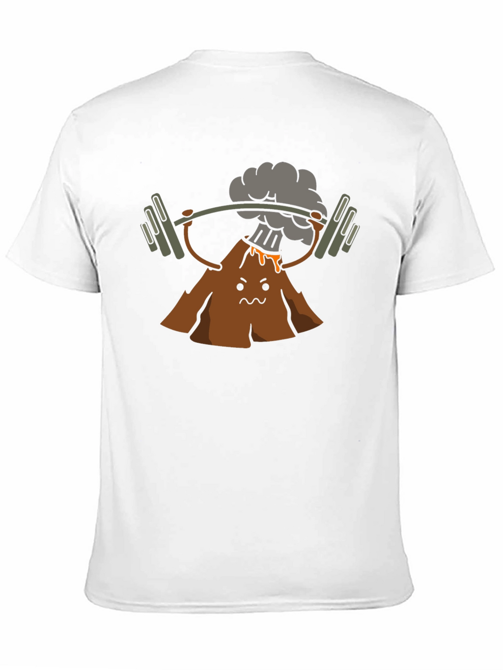 Volcano Lifting Weights Graphic T-Shirt
