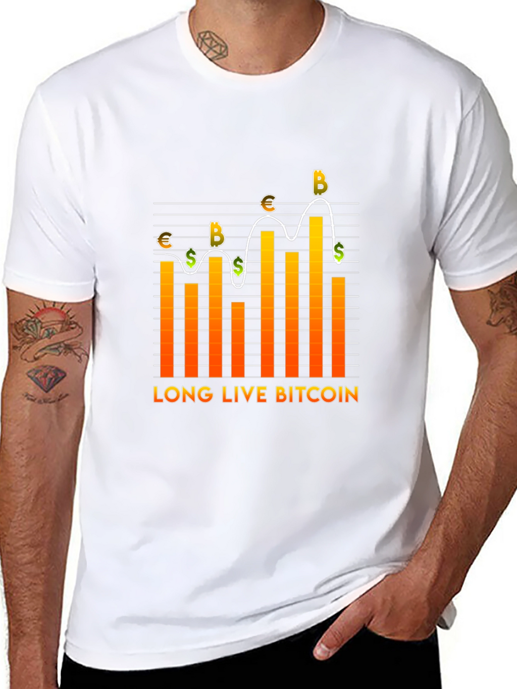 Long Live Bitcoin Graphic T-Shirt