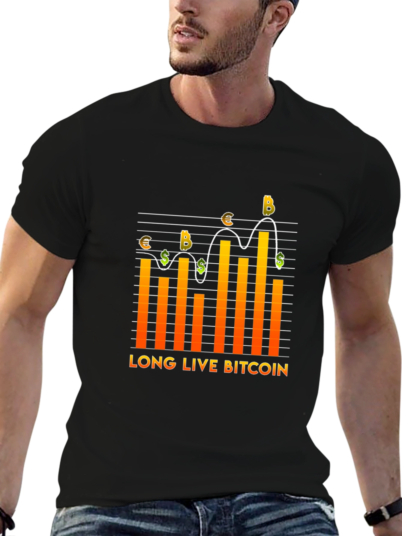 Long Live Bitcoin Graphic T-Shirt
