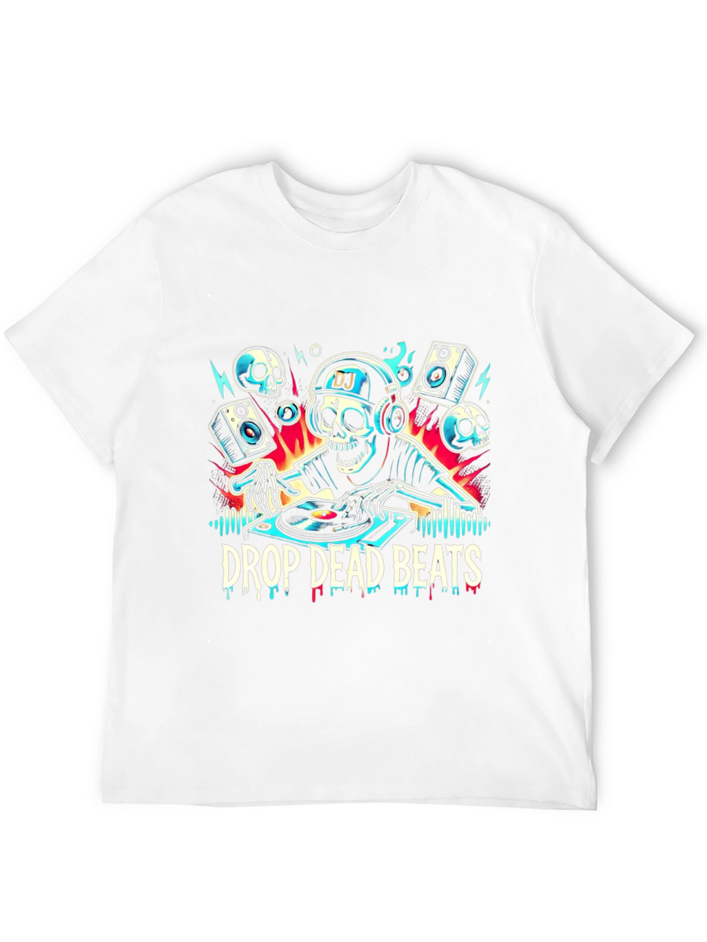 Drop Dead Beats DJ Skeleton T-Shirt