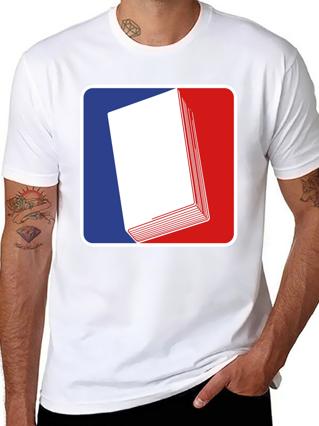 Graphic Tee: Books USA Style