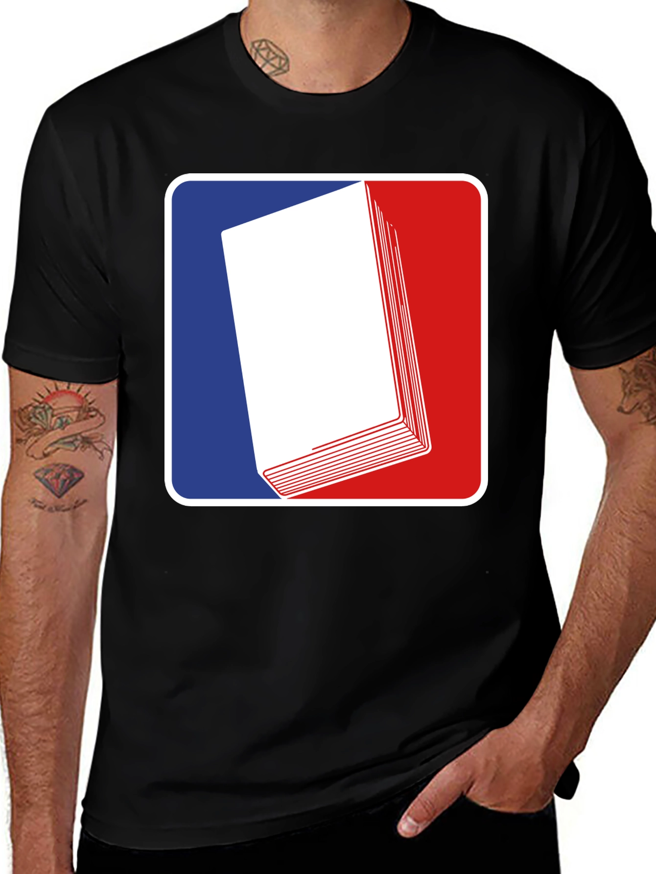 Graphic Tee: Books USA Style
