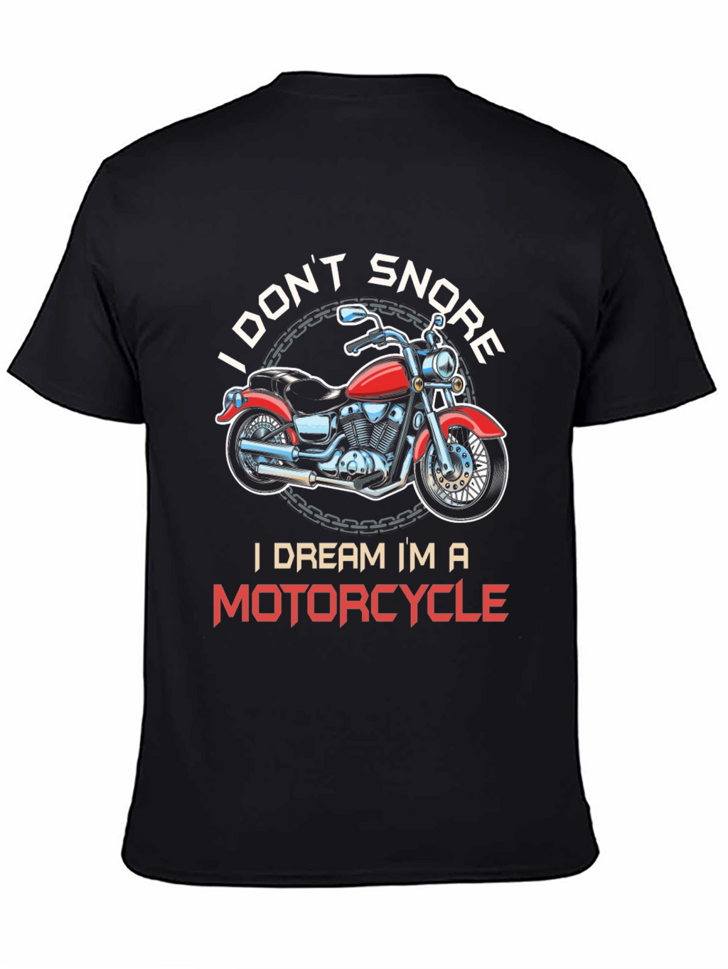 Motorcycle Dreamer Graphic Tee - Riders Black T-Shirt