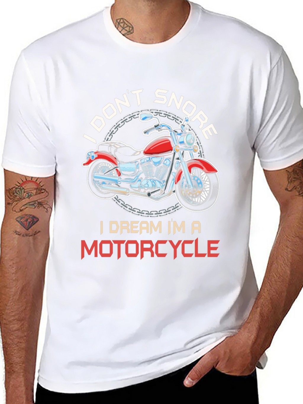 Motorcycle Dreamer Graphic Tee - Riders Black T-Shirt