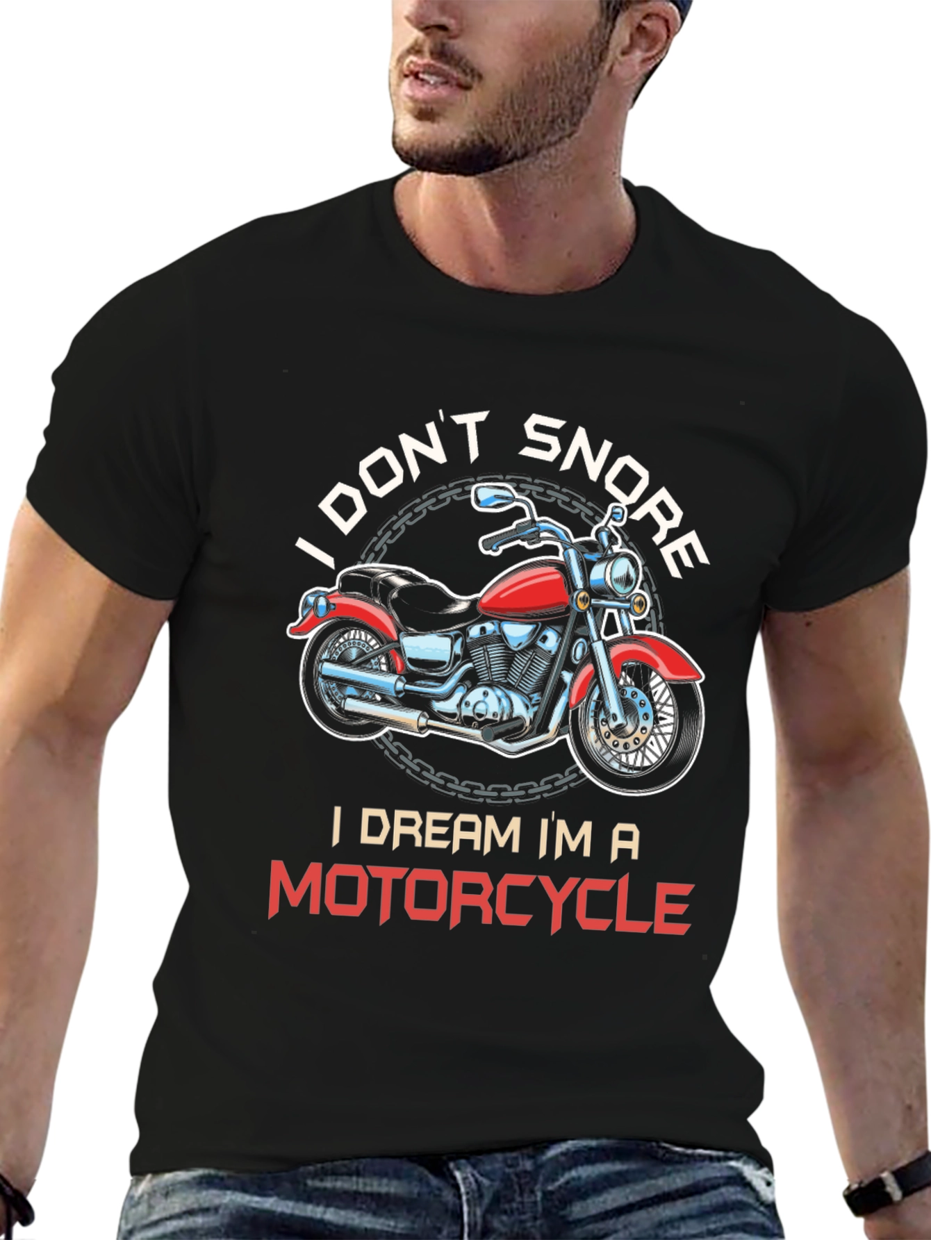 Motorcycle Dreamer Graphic Tee - Riders Black T-Shirt