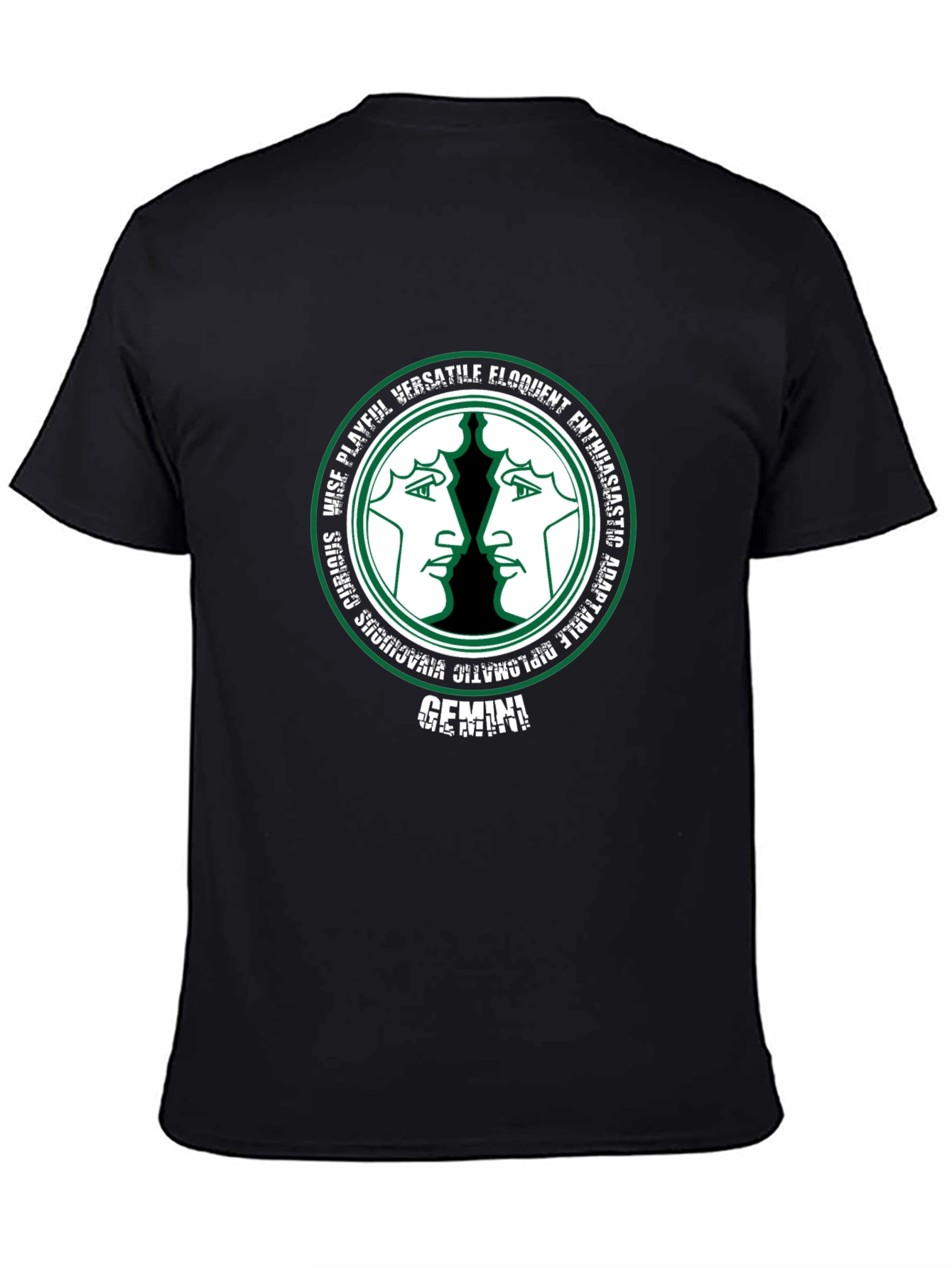 Gemini Zodiac T-Shirt - Versatile & Playful Design