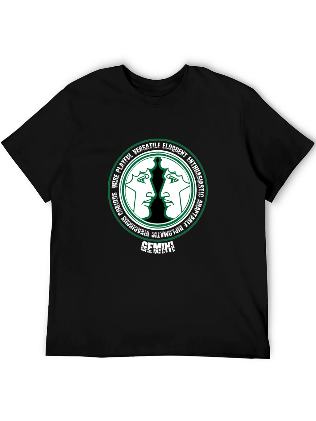 Gemini Zodiac T-Shirt - Versatile & Playful Design