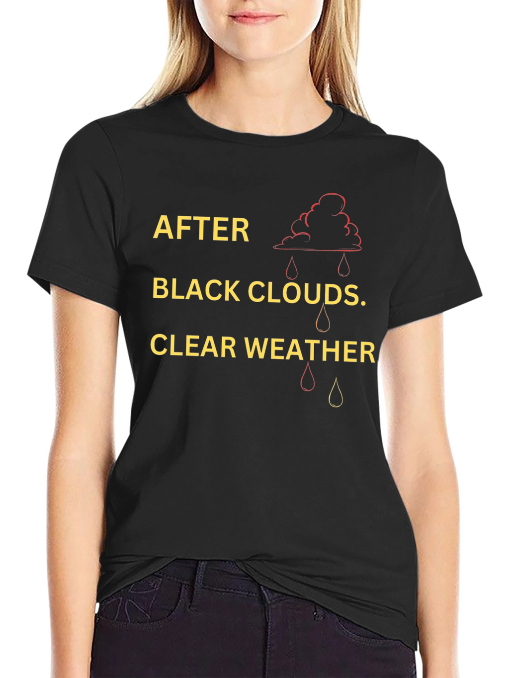 After Black Clouds Clear Weather Graphic Tee