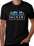 Let It Snow T-Shirt Periodic Table Design