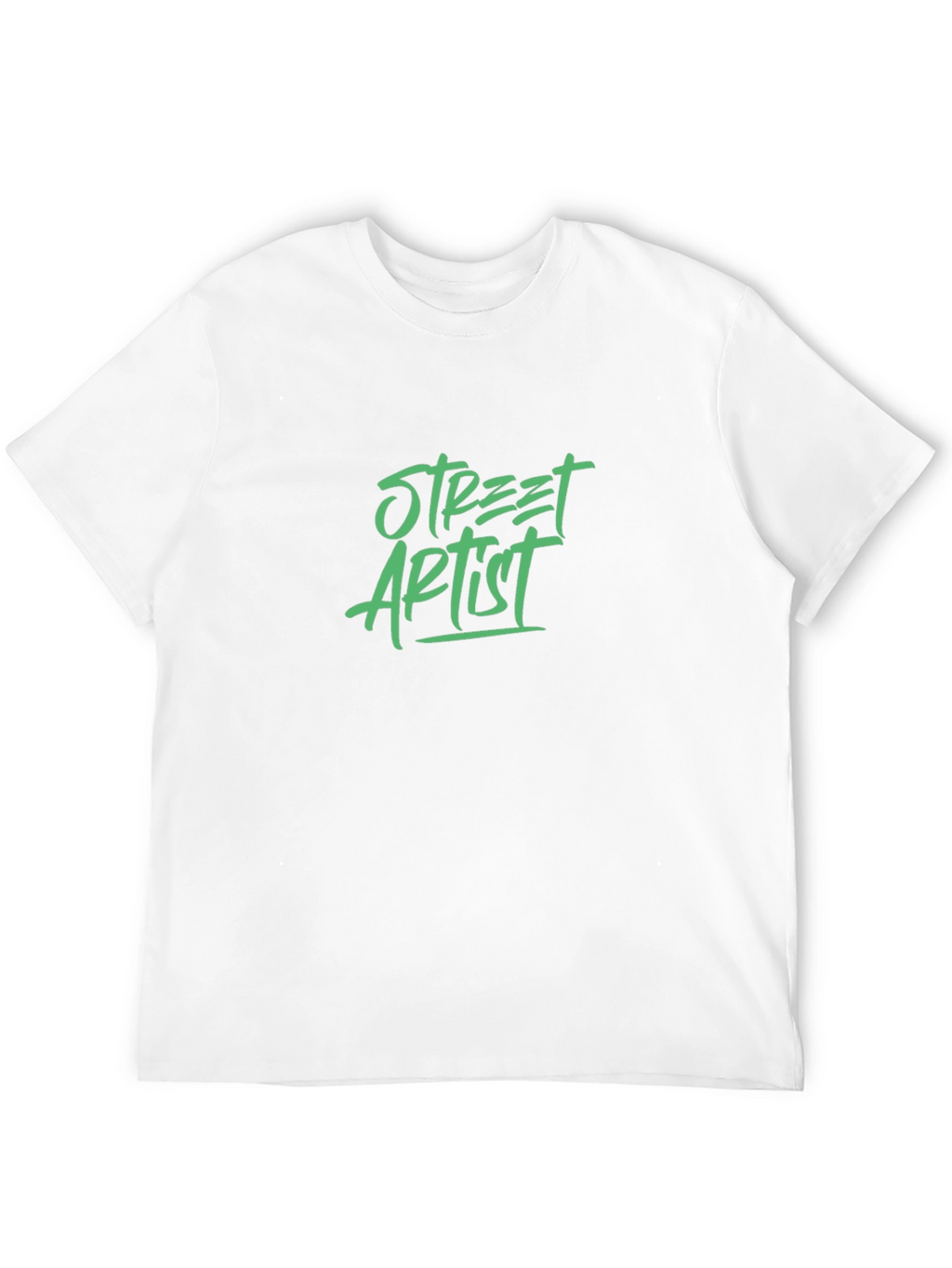 Street Artist Graphic Tee - Black Cotton Blend