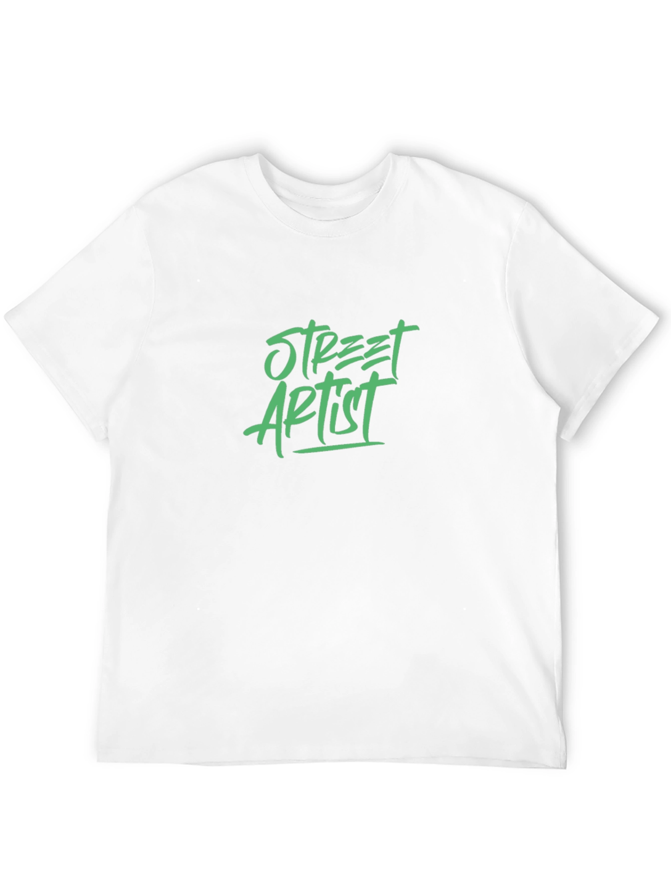 Street Artist Graphic Tee - Black Cotton Blend