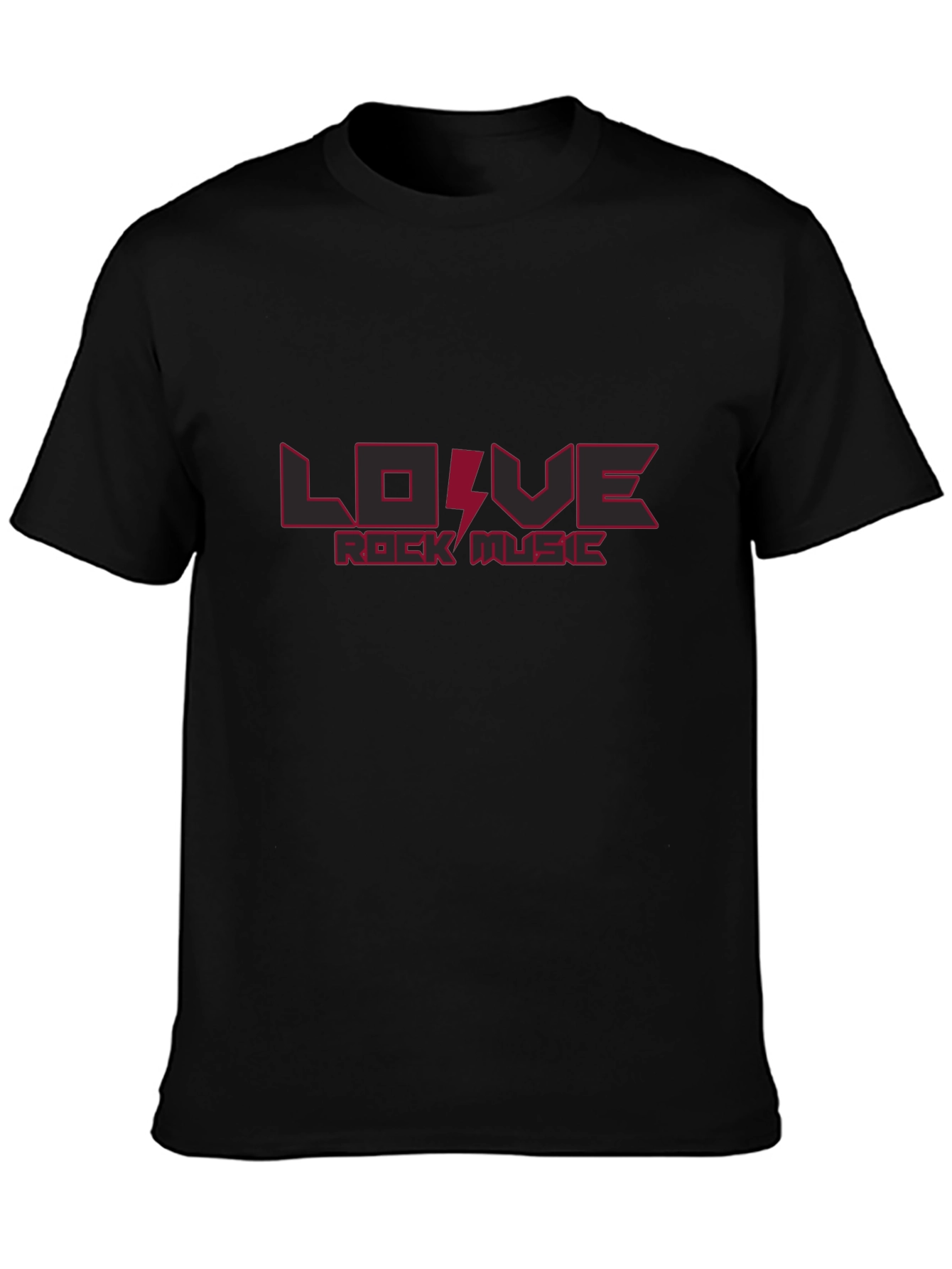Rock Music Lover T-Shirt - Black Cotton Tee