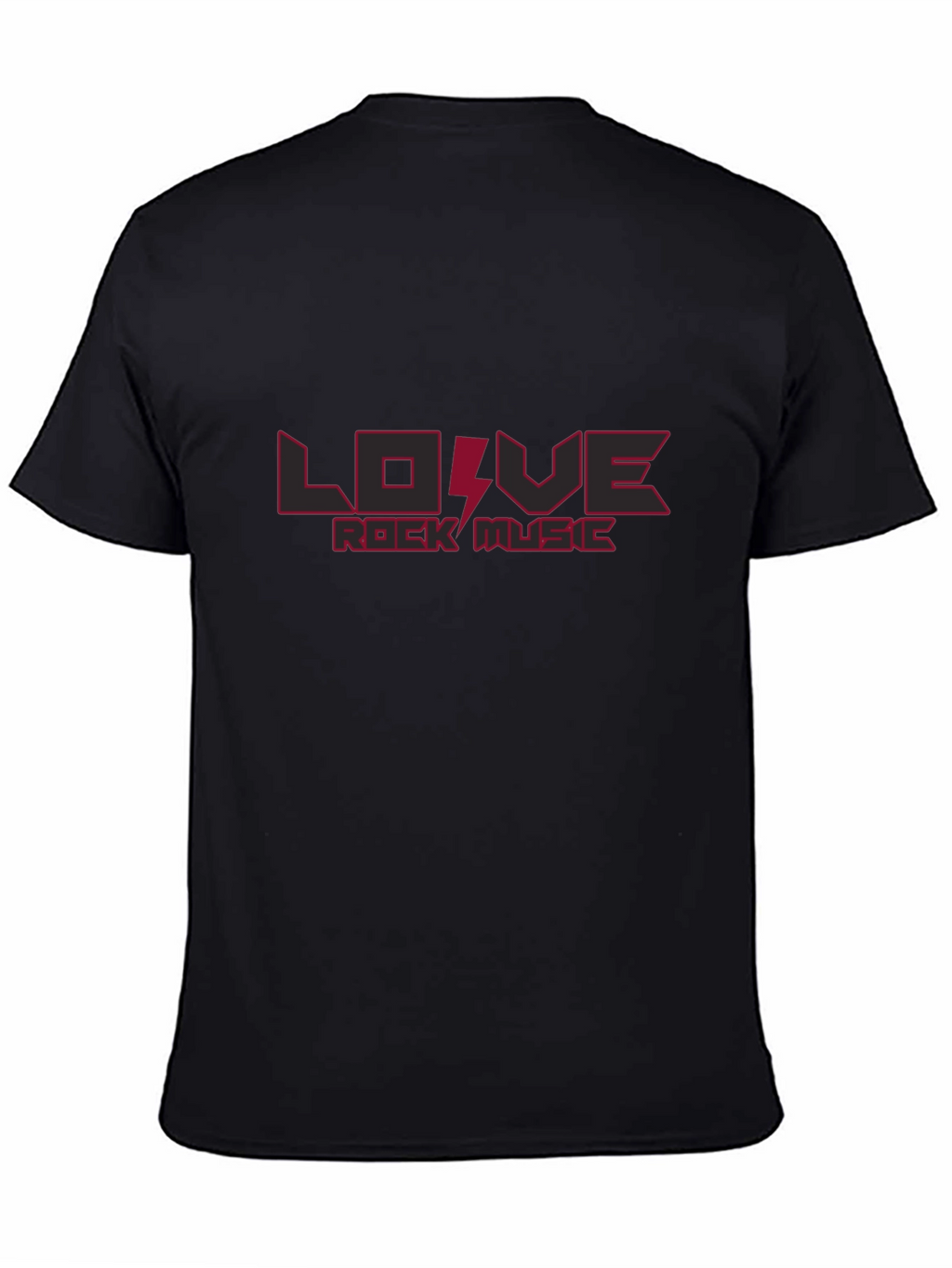 Rock Music Lover T-Shirt - Black Cotton Tee