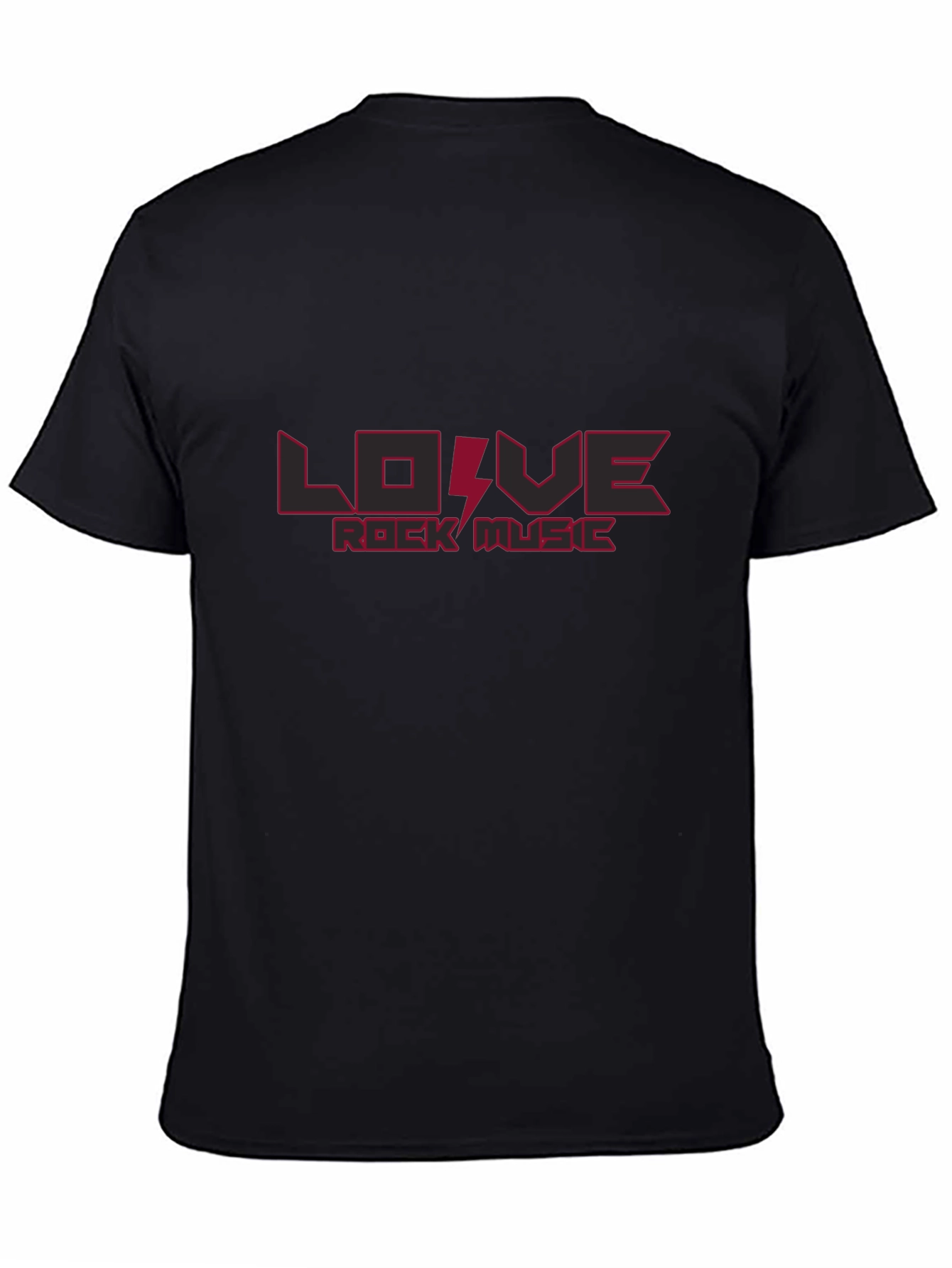 Rock Music Lover T-Shirt - Black Cotton Tee