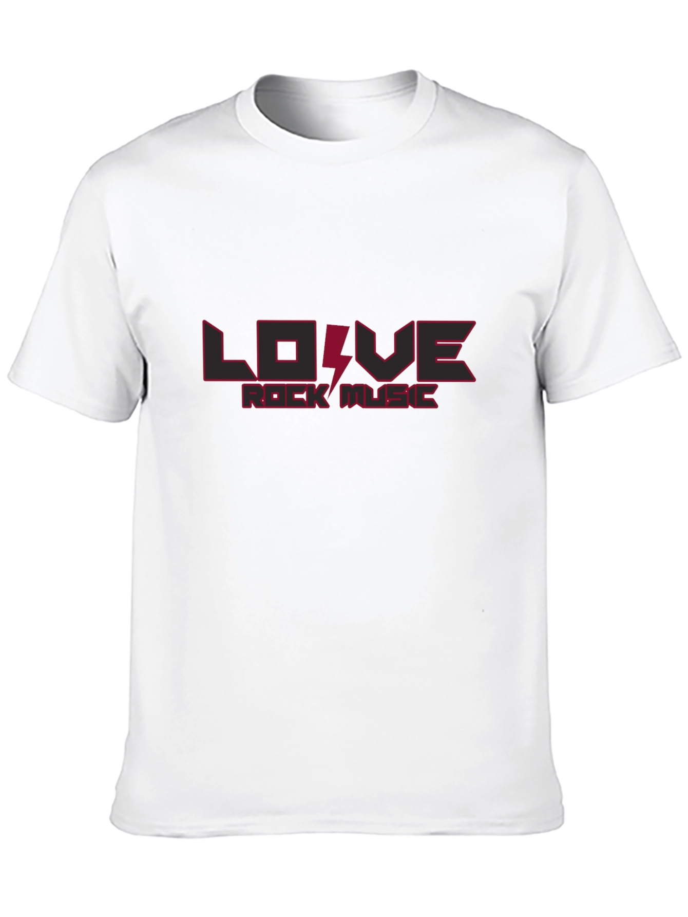 Rock Music Lover T-Shirt - Black Cotton Tee
