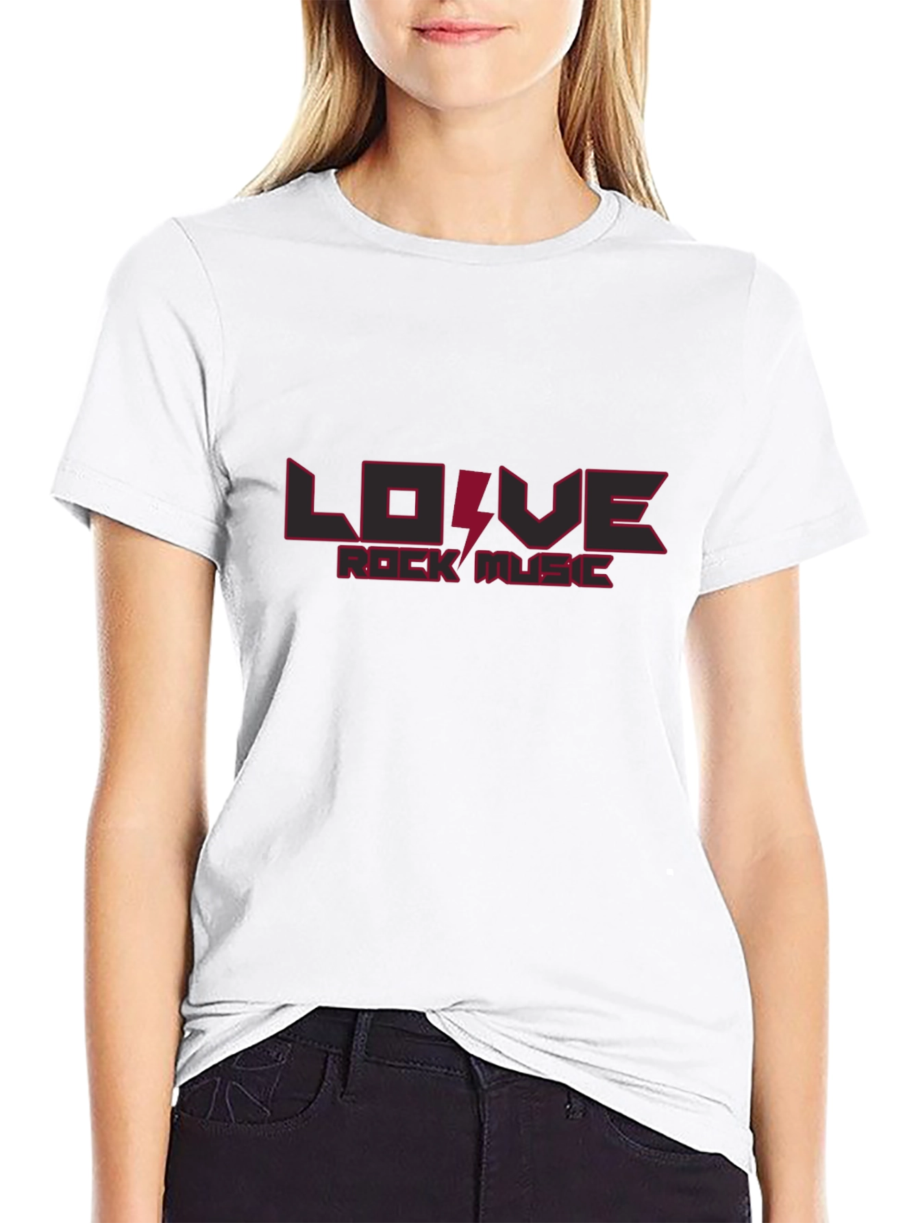 Rock Music Lover T-Shirt - Black Cotton Tee