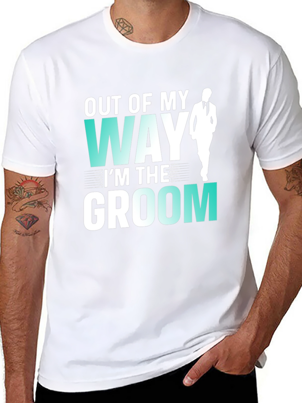 Groom T-Shirt - Out of My Way
