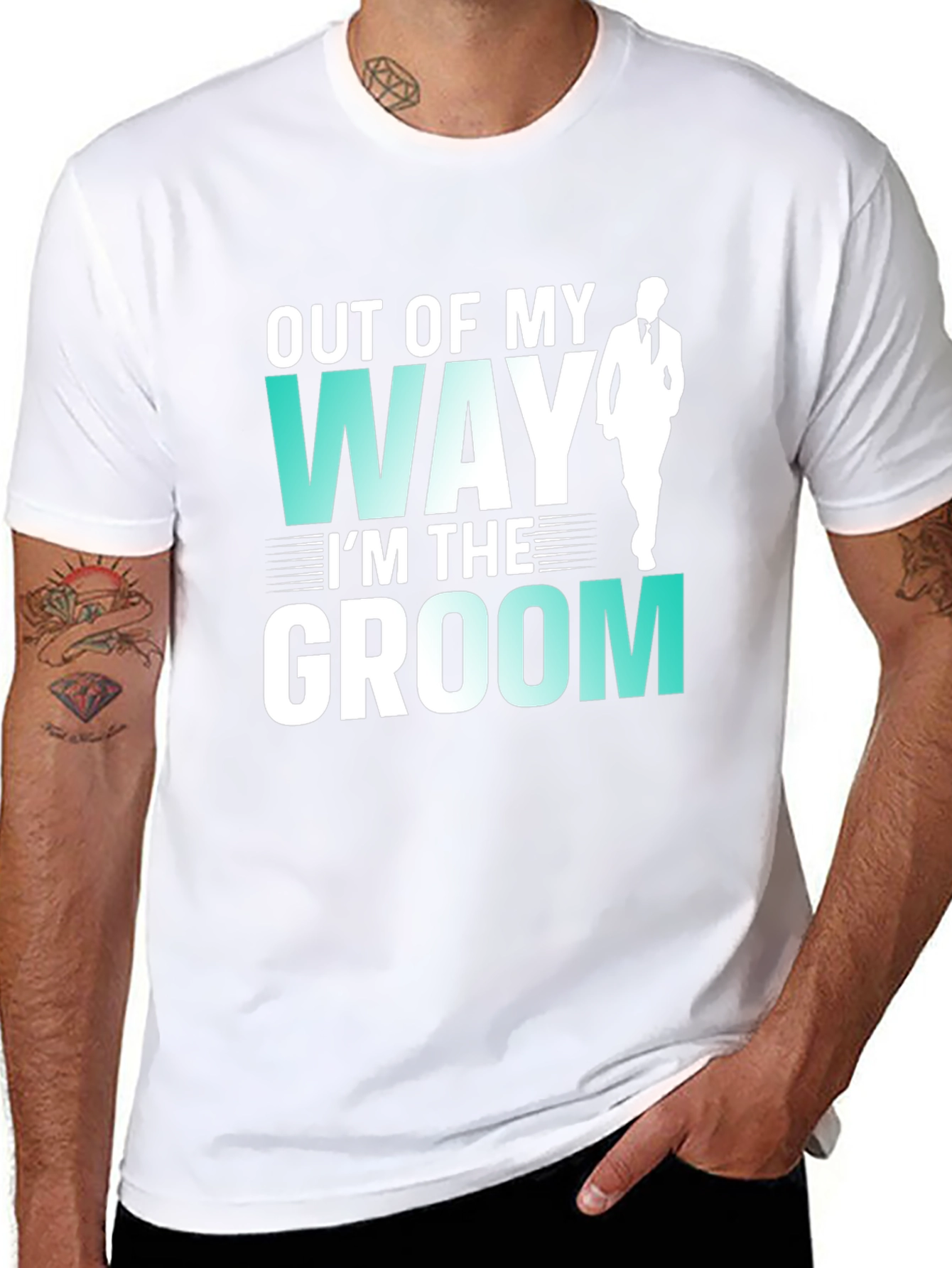 Groom T-Shirt - Out of My Way