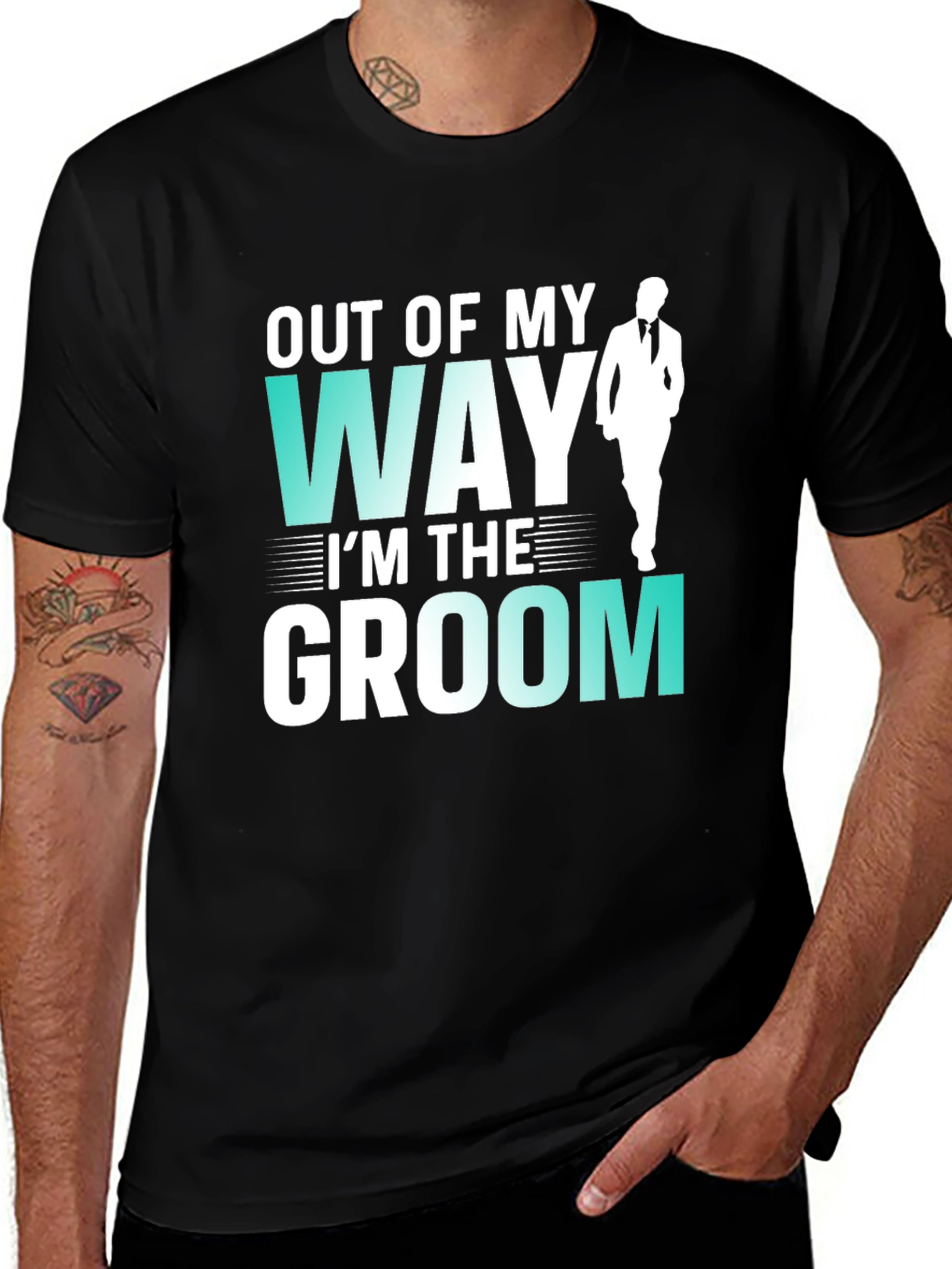 Groom T-Shirt - Out of My Way