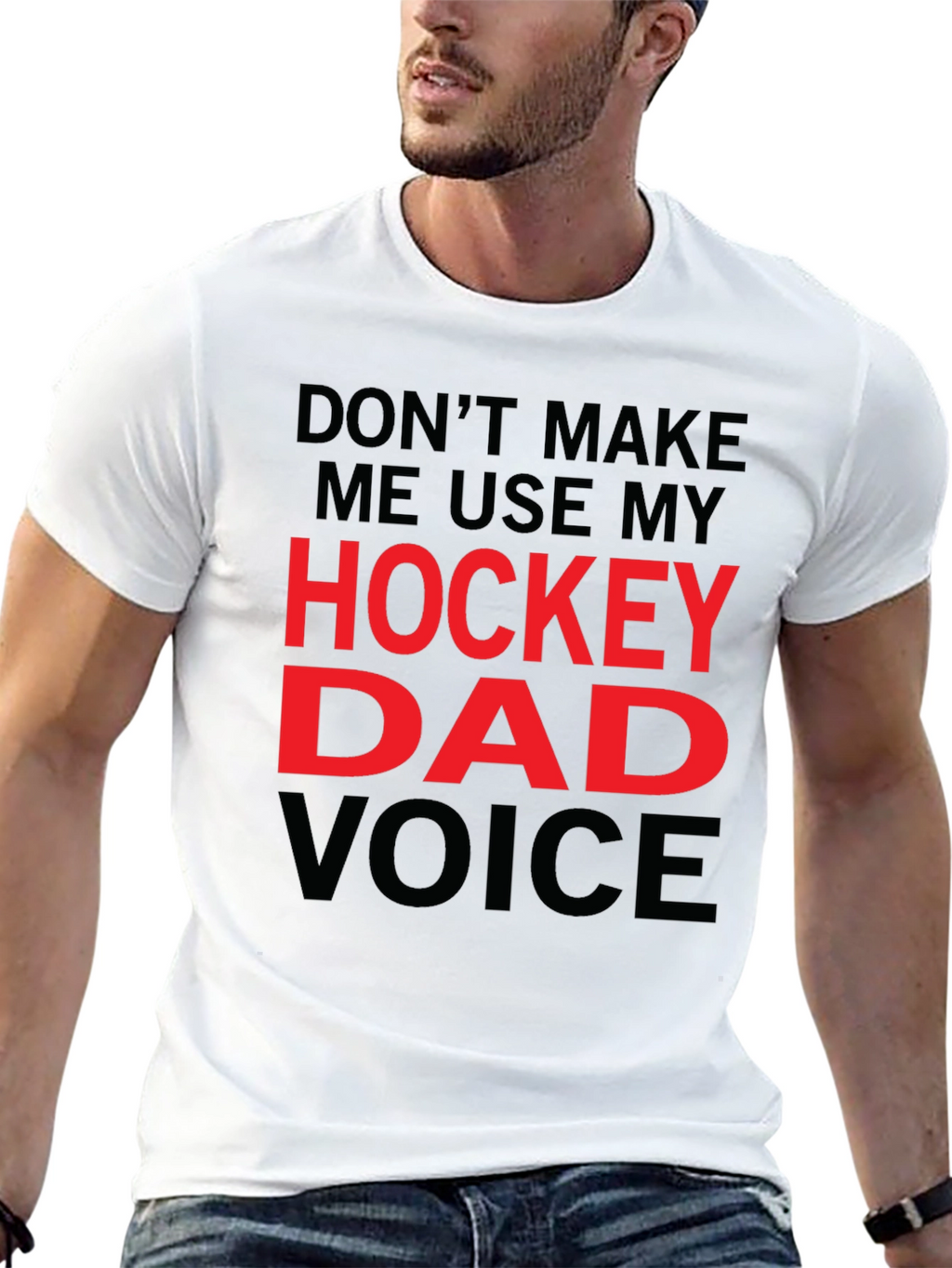 Hockey Dad T-Shirt - Funny Graphic Tee