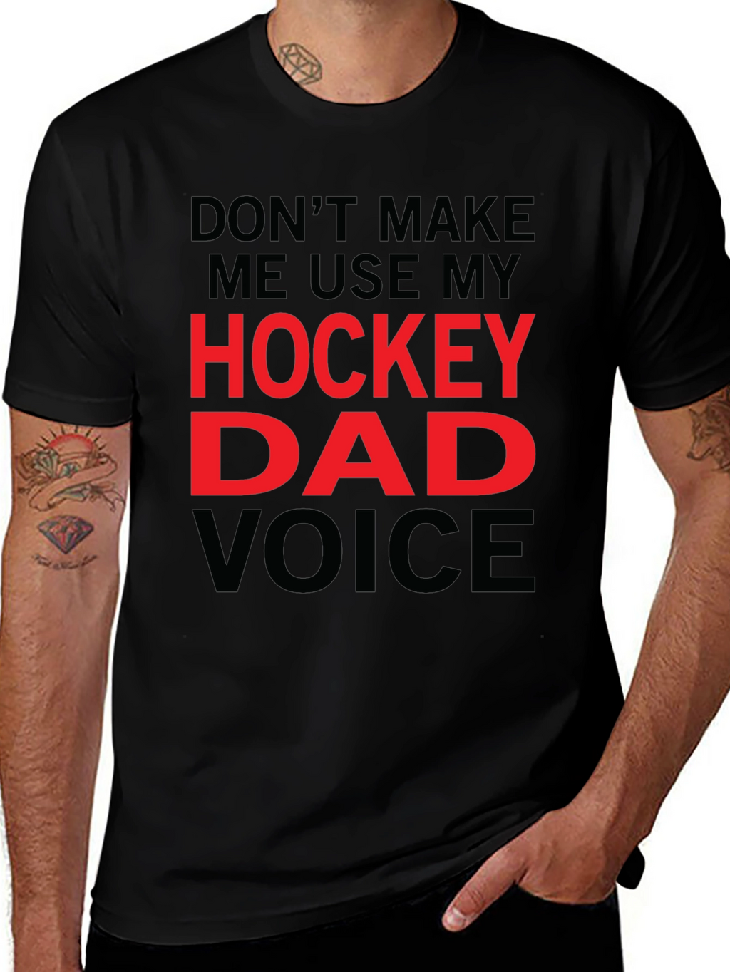 Hockey Dad T-Shirt - Funny Graphic Tee