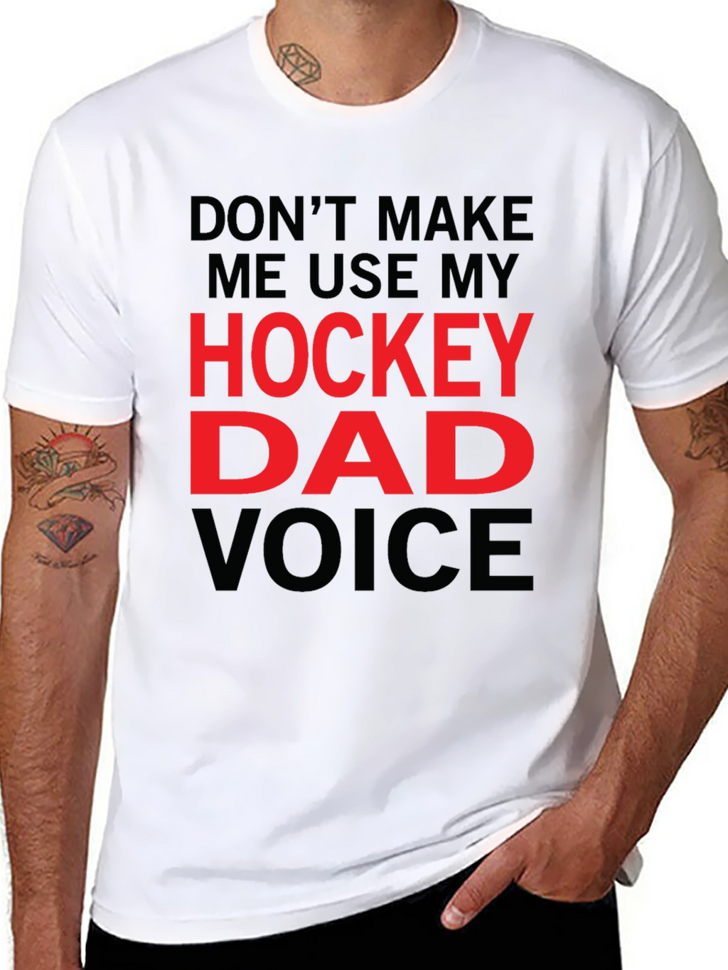 Hockey Dad T-Shirt - Funny Graphic Tee