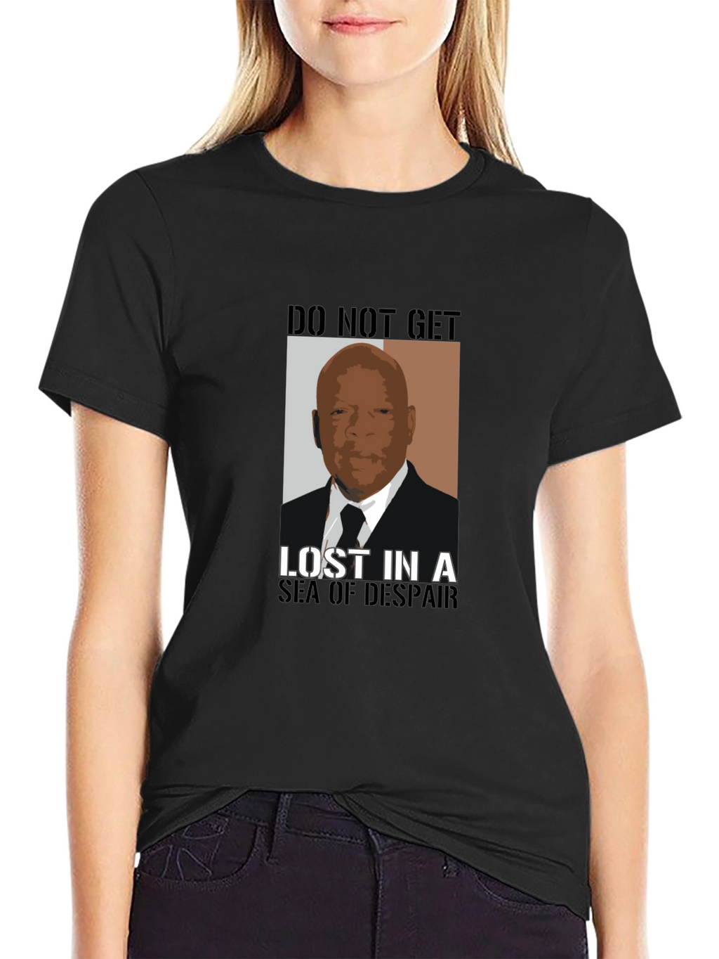 John Lewis Sea of Despair Graphic T-Shirt