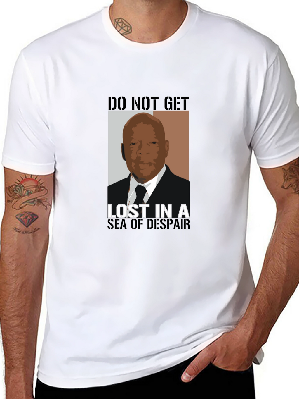 John Lewis Sea of Despair Graphic T-Shirt
