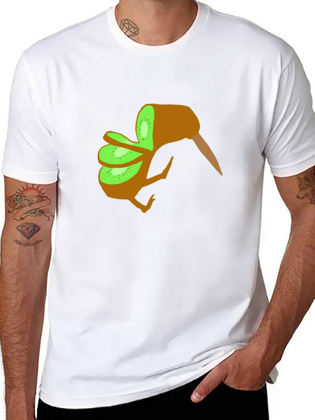 Kiwi Bird Graphic T-Shirt