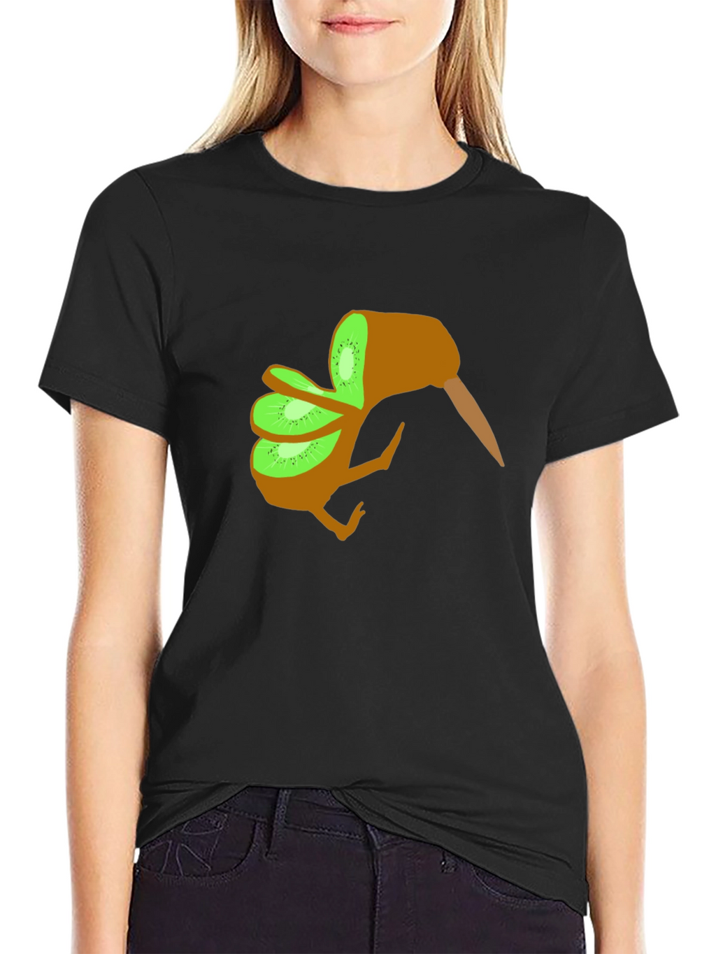 Kiwi Bird Graphic T-Shirt