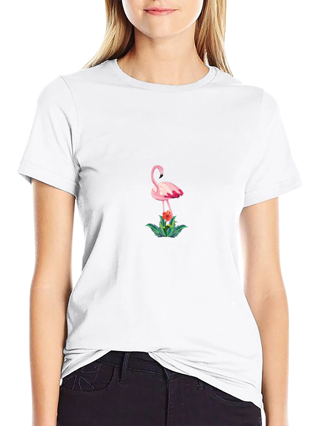 Black Flamingo Graphic Tee