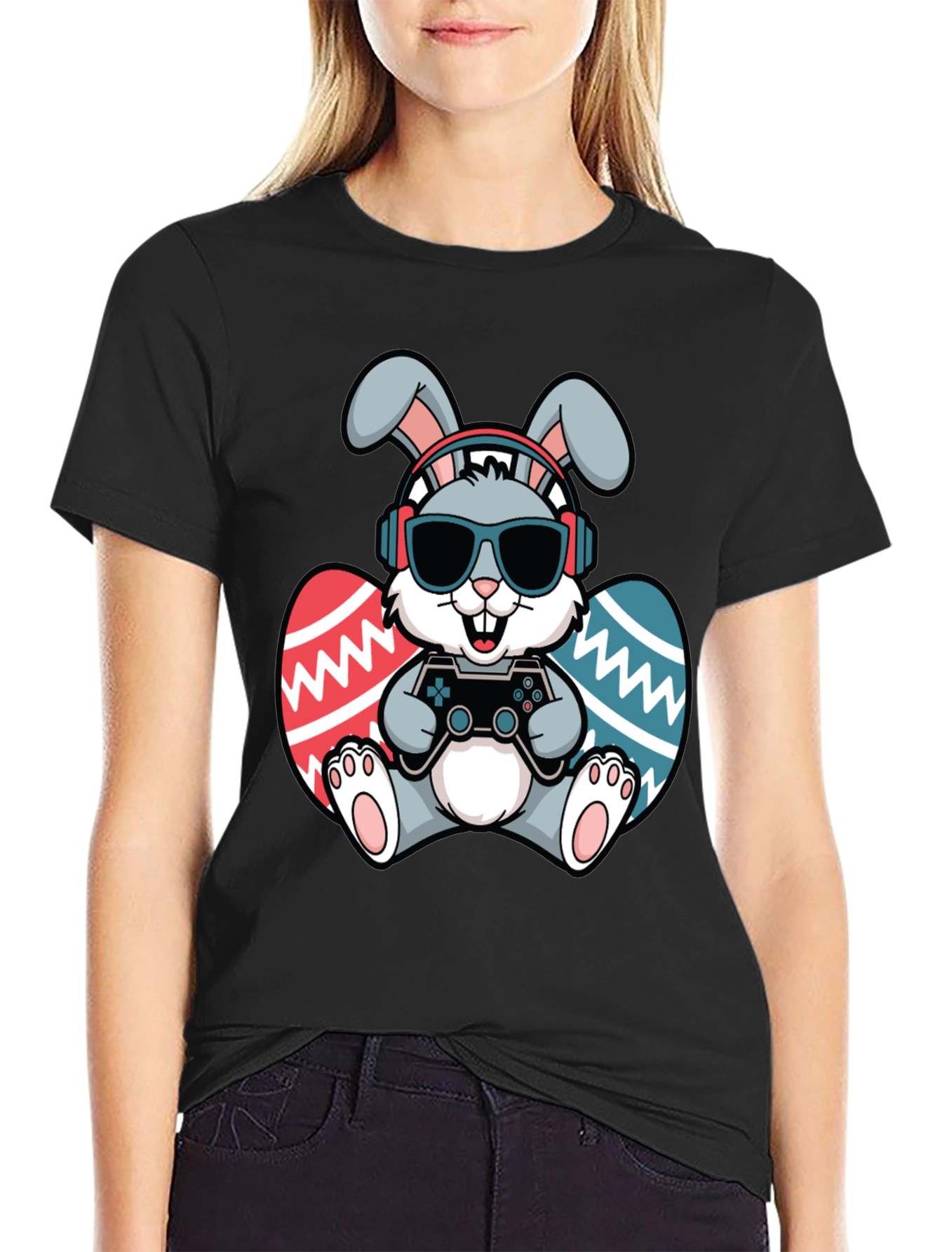 Gamer Easter Bunny T-Shirt - Funny Easter Shirt