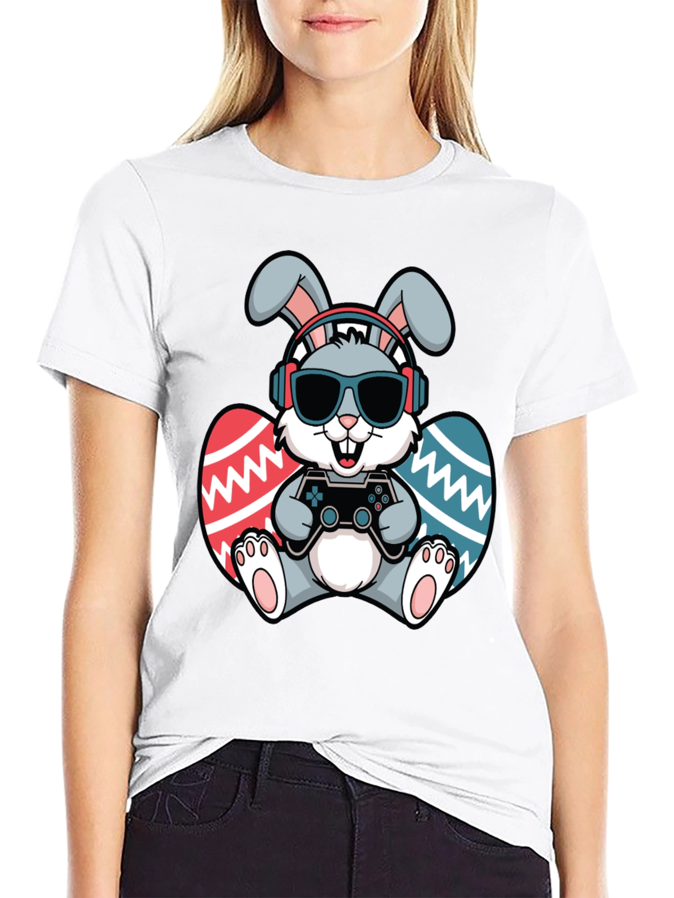 Gamer Easter Bunny T-Shirt - Funny Easter Shirt