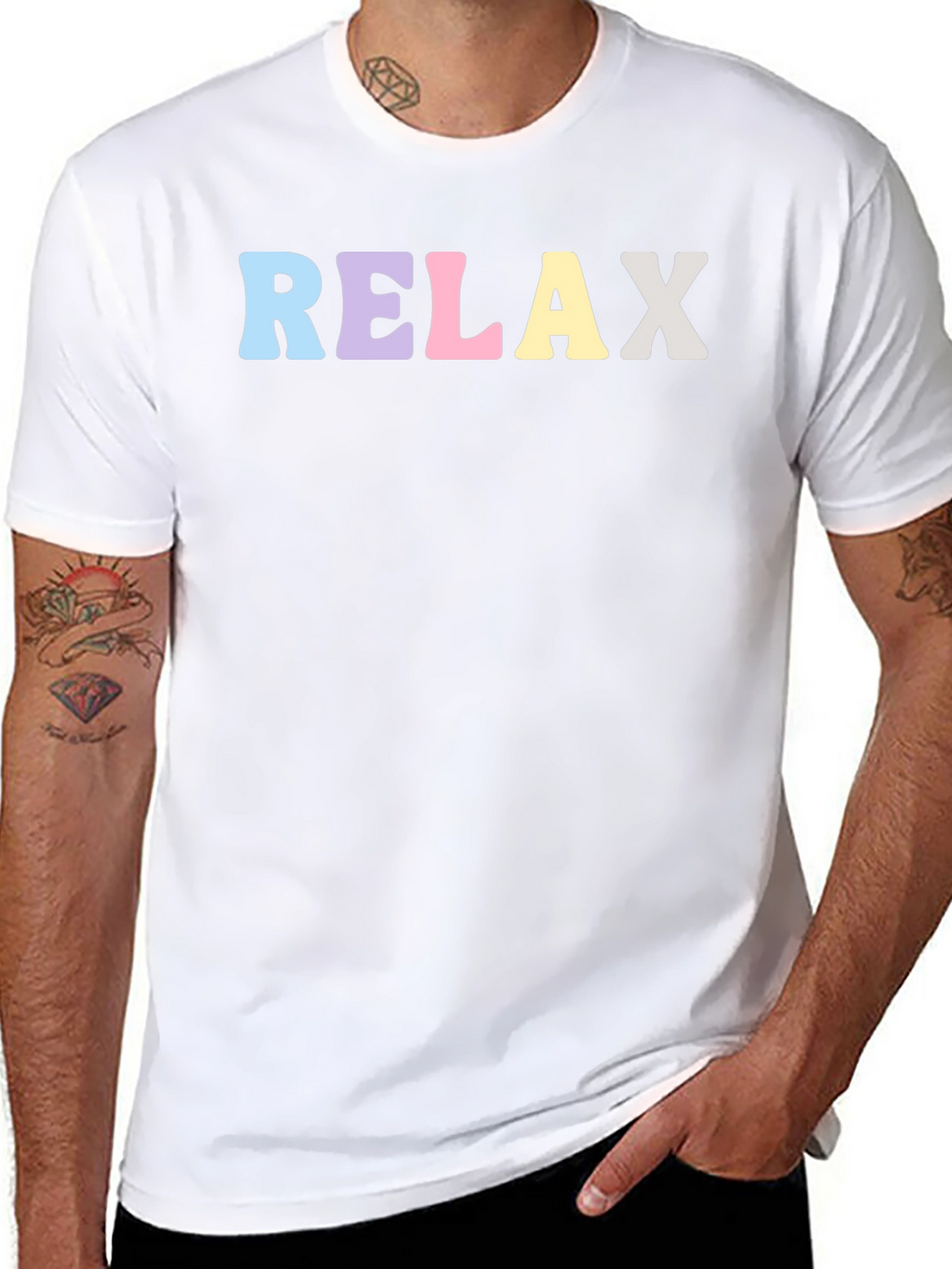 Relax Graphic Tee - Stylish Comfort