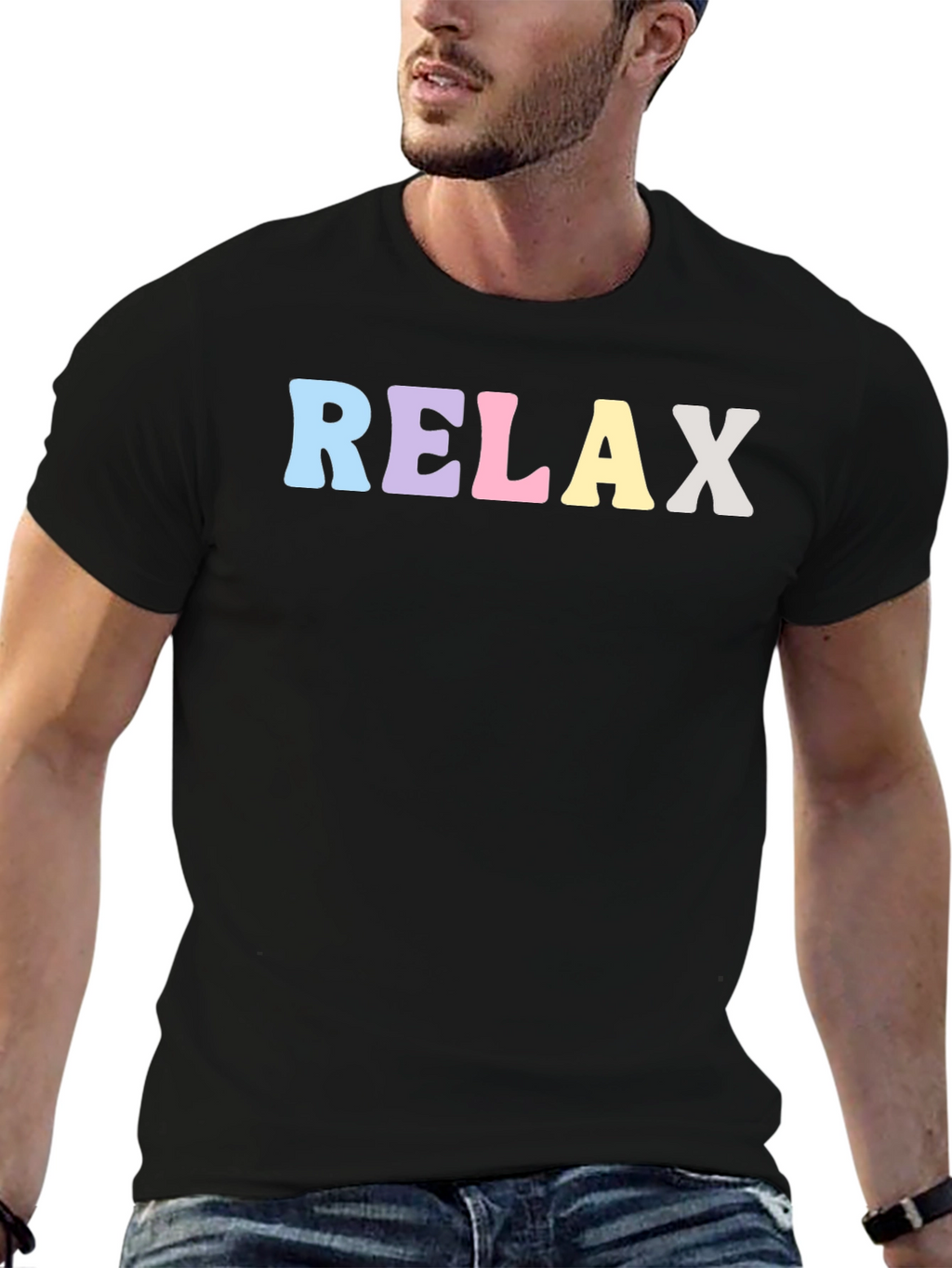 Relax Graphic Tee - Stylish Comfort