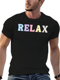 Relax Graphic Tee - Stylish Comfort