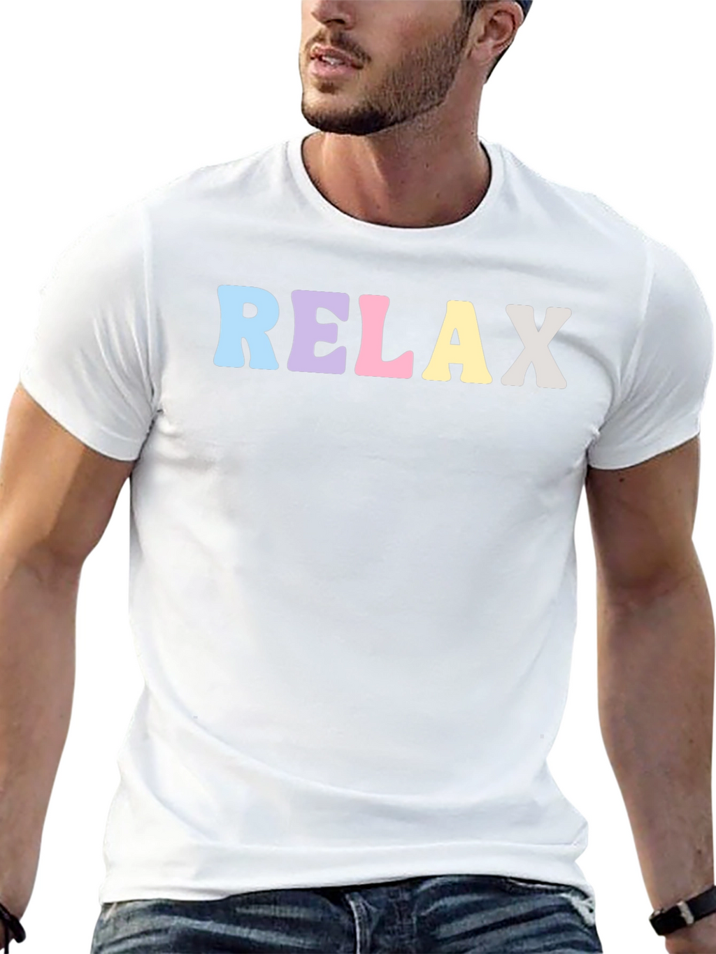 Relax Graphic Tee - Stylish Comfort