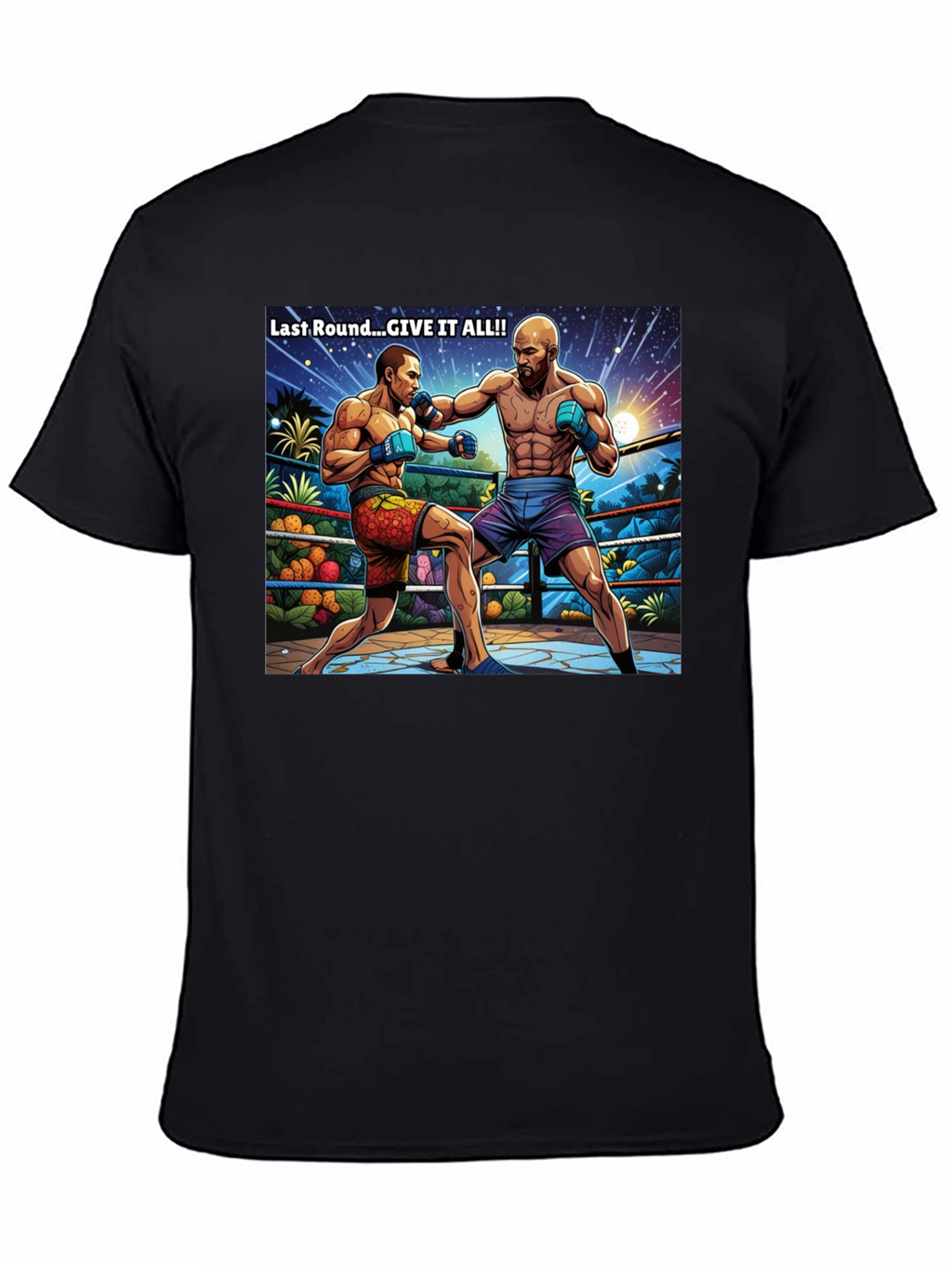 Last Round Give it All Black T-Shirt